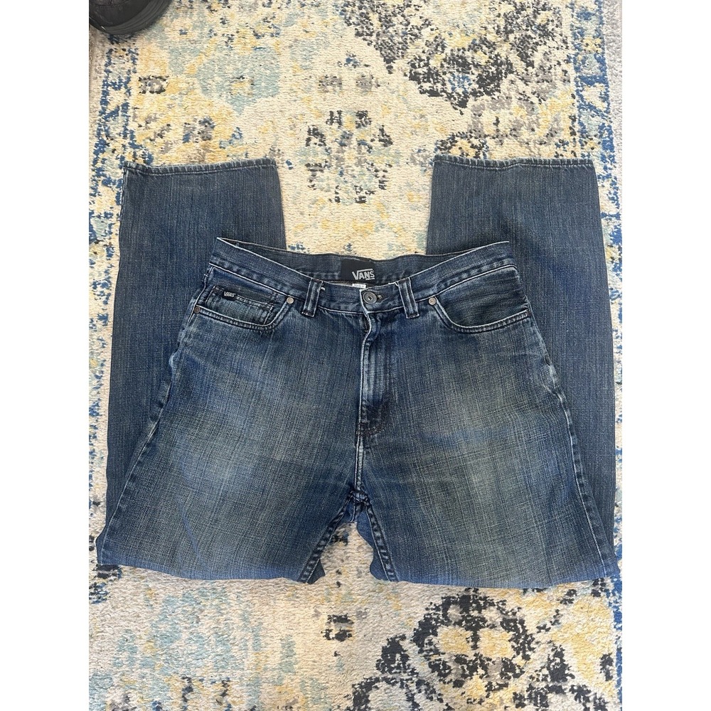 Vans Mens Size 32 X 30 Straight Leg Denim Jeans Skate Jeans